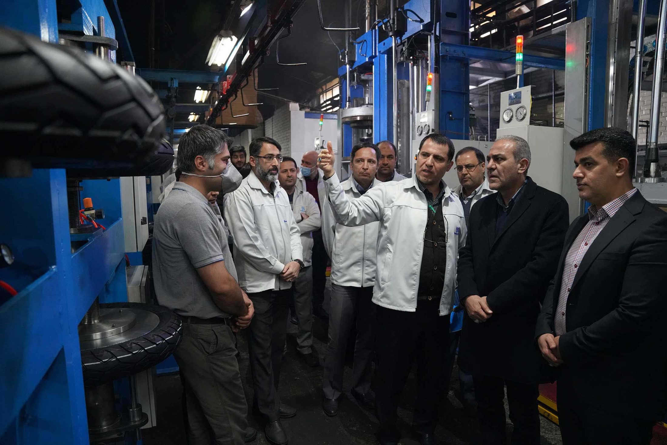افتتاح طرح افزایش صد درصدی ظرفیت تولید تایرهای تیوبلس